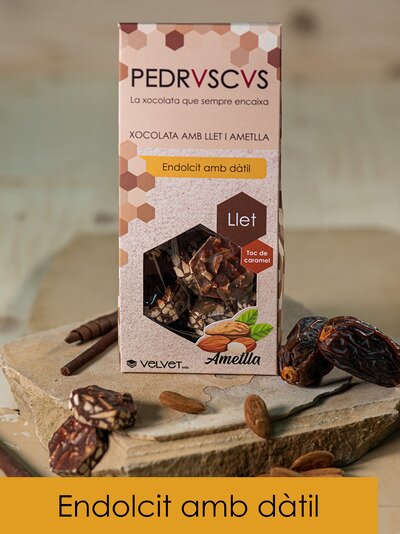 PEDRVSCVS xocolata llet datil i ametlla